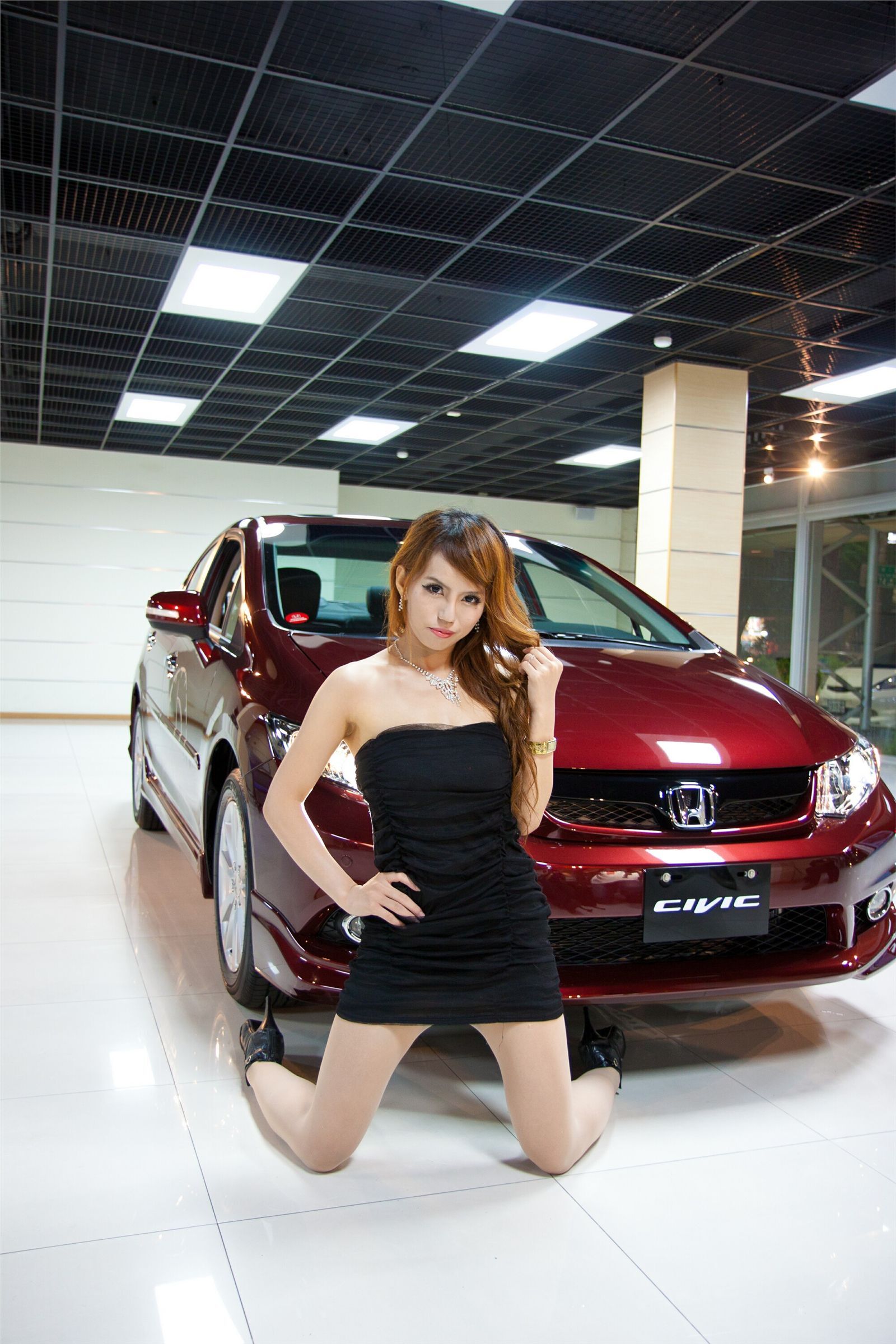 本田车展美女模特秀 2012 HONDA CIVIC9發表會SG　性感美女图片库